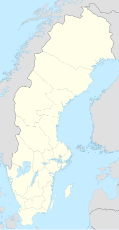 Mapa konturowa Szwecji, na dole znajduje się punkt z opisem „Archipelag Sztokholmski”