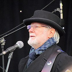 Jelić performing at a concert in Belgrade, January 2018