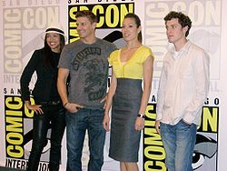 Tamara Taylor, David Boreanaz, Michaela Conlin, John Francis Daley