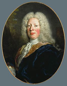 Frederik August Rutowski, portret van Nicolas de Largillière, omstreeks 1729, Detroit Institute of Arts.