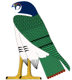 Horus as a falcon