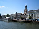 De IJsselkade gezien vanaf de IJssel