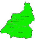 Map of Sub-district, Perak 霹雳州司南马副县地图