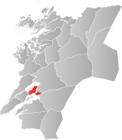 Inderøy within Nord-Trøndelag