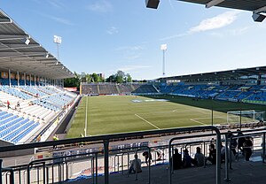 Blick ins Stadion nach dem Umbau 2009