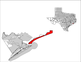 Bolivar Peninsula – Mappa