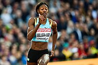 Bronzemedaillengewinnerin Shaunae Miller-Uibo, Bahamas