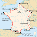 Parcours du Tour de France 1919