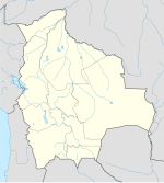 San Pablo på en karta över Bolivia