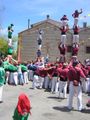 Actuació castellera a Baó