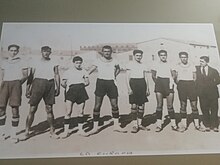 Basketball team of CE Europa in the 1920s.