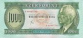 1000 Forint Vorderseite