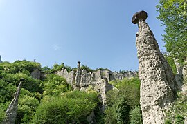 Earth pyramids of Zone