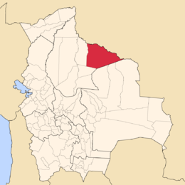 Provincia di Iténez – Localizzazione