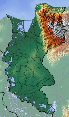 (Voir situation sur carte : Magdalena (relief))