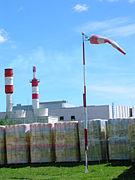 Site d'Orange de la société Saint-Gobain (production de panneaux isolants).