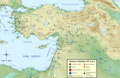 Roman Republic (509-27 BC) in Anatolia in 127 BC.