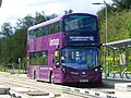 Image 190Level-boarding onto a double-decker bus on the Leigh-Salford-Manchester Bus Rapid Transit (from Guided bus)