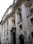 Palazzo di Propaganda Fide i Rom.