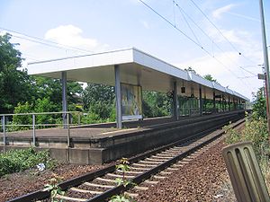 Bahnhof Hanau West, Fahrtrichtung Frankfurt