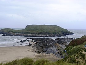 Vue de l'île, en 2008.