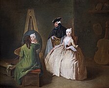 Pietro Longhi, Malarz w studio