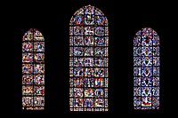 Chartres Cathedral stained glass windows