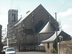 Le chevet de l'église.