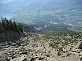 Oberes Bergsturzgebiet über Goldau