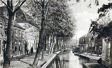 Herenstraat, voor de demping van de trekvaart