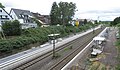 New railway station under construction in July 2022