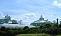 Le serre reali di Laeken, Bruxelles, Belgio, un esempio di architettura di serre del XIX secolo.