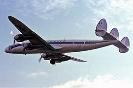 E) Lockheed L-1049G Super Constellation mit Dreifachleitwerk