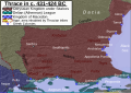 Image 37Thrace and the Thracian Odrysian kingdom in its maximum extent under Sitalces (431-424 BC) (from History of Turkey)