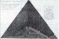 Coupe de la pyramide de Khéops (John Greaves, 1646)