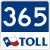 State Highway 365 marker