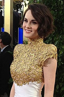 Michelle Dockery på Golden Globe-galan 2013.