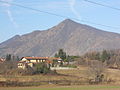 Il Monte Musinè, visto dalle campagne di Rosta