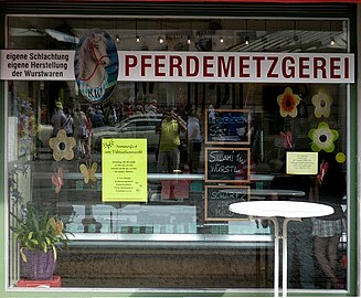 Pferdemetzgerei am Viktualienmarkt in München