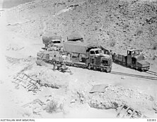 Beladung der Bahn östlich des Hafens