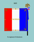 Drapeau modèle de 1815 (revers)