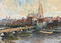 Blick auf Regensburg