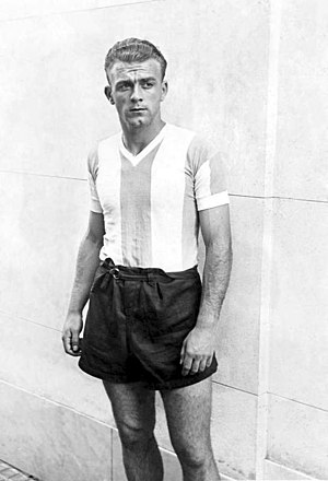 Alfredo Di Stéfano als speler van Argentinië