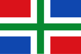 Vlag van de provincie Groningen