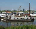 Hamburg-Moorfleet, „Kunstbagger“ im Holzhafen