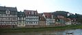 Historic row of houses in Rotenburg an der Fulda