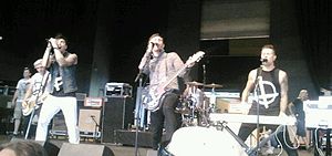 Lostprophets performing at the 2012 Warped Tour