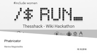 ThessHack - Wiki Hackathon, Thessaloniki 15.10.2016. Talk by Marios Magioladitis on Phabricator