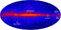 Position von Geminga in der Milchstraße (NASA/DOE/International LAT Team)