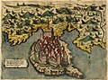 Image 3Map of Ulcinj in 1573 by Simon Pinargenti (from Albanian piracy)